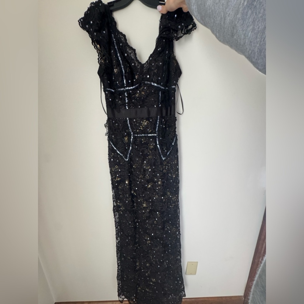 Mandalay Black Sequin Dress